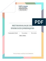 TD - Méthodologie Des Exercices Juridiques (2022) - Commentaires D'arrêt