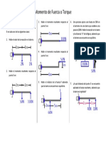 Momento de Fuerza y Torque: Cálculos de Momentos y Equilibrio