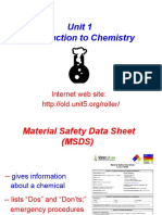 Unit 1 Introduction To Chemistry: Internet Web Site