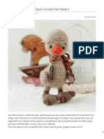 Amigurumi Don Pato Duck Crochet Free Pattern