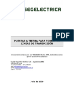 Puestas A Tierra para Torres de Transmisión 1