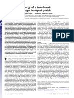 2010 - Unfolding Free Energy of A Two-Domain - Transmembrane Sugar Transport Protein