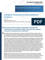 Intelligent Outcomes Are Key To Business Resilience: Idc Analyst Connection