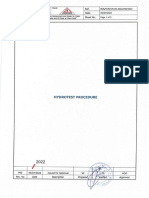 Hydro Test Procedure