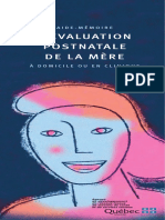 L'Évaluation Postnatale Dela Mère