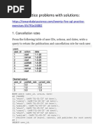 SQL Practice Exercises