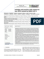 NJP 2022 - Pharmacists Knowledge and Practice With Respect To Coronavirus Disease 2019 Caused by SARS-CoV-2