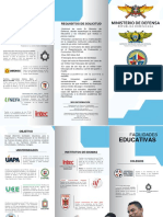 Brochure Facilidades Educativas Director Pecpffaa