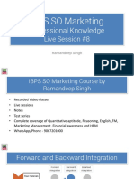 IBPS SO Marketing: Professional Knowledge