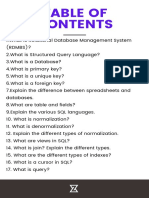 SQL Interview Questions and Answers