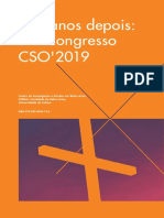 Dez Anos Depois - o X Congresso CSO 2019 - (Artigo de PAROS Sobre Meretrilho)