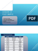 Lesson 12 Past Simple