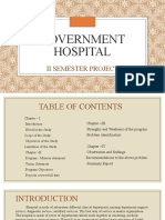 Government Hospital Project Report