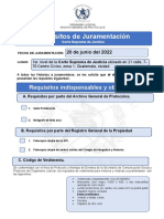 Requisitos de Juramentacion