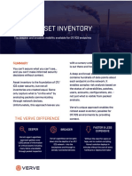 V Erve Asset Inventory: Data Sheet