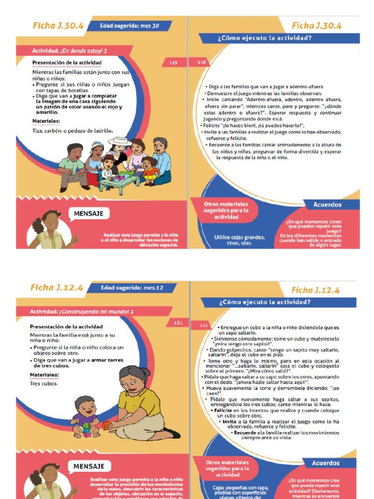 Cuarta Semana Fichas Pdf