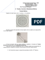 Aula 2 - Tensão - Corrente e Resistência Elétrica - Novo