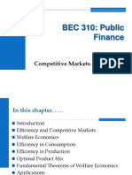 02 Competitive Markets and Welfare Economics