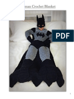 Batman Crochet Blanket-Sarah Beth Buckhouse-Sarah Beths Boutique