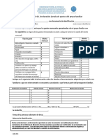 Declaración jurada de gastos familiares UNAD