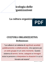 2°lez - Cultura Organizzativa