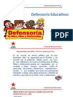 Defensorías Educativas y Servicios para Niños