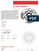Floating Serie Oro 78B40841: The 78B40841 Brake Disc Is Synonymous With Reliability