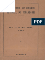 (1959) Resoluciones 3er Congreso de Pobladores