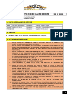 INFORME DE ACTIVIDADES DE MANTENIMIENTO ++++ 02-07-2022  