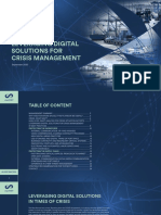 Leveraging Digital Solutions For Crisis Management: September 2020