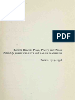 Bertolt Brecht, John Willett, Ralph Manheim - Poems 1913-1956-Eyre Methuen (1976)
