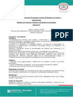 Carrera Psicología vincular familias niños adolescentes