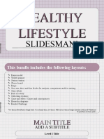 Healthy Lifestyle Slide Templates