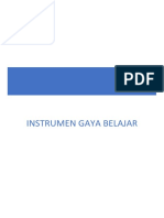 Instrumen Gaya Belajar