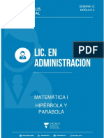 Hipérbola y parábola: ecuaciones, elementos y aplicaciones