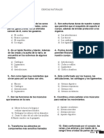 Examen Ciencias