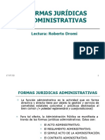 Clase 05, Formas Jurídicas Administrativas