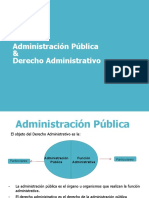 Clase 2-A, Administración Pública y Derecho Administrativo