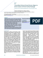 Effectiveness of Fucoidan Extract From Brown Algae To Inhibit Bacteria Causes of Oral Cavity Damage