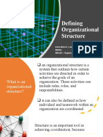 Defining Organizational Structures (Anna Marie S. Lomenario)