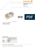 Data Sheet: Individual Relays For TERMSERIES - Electromechanical Relays - Different Contact Materials