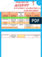 Horario 5to