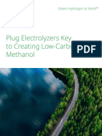 Plug Electrolyzers Key To Creating Low-Carbon Methanol: Green Hydrogen at Work™