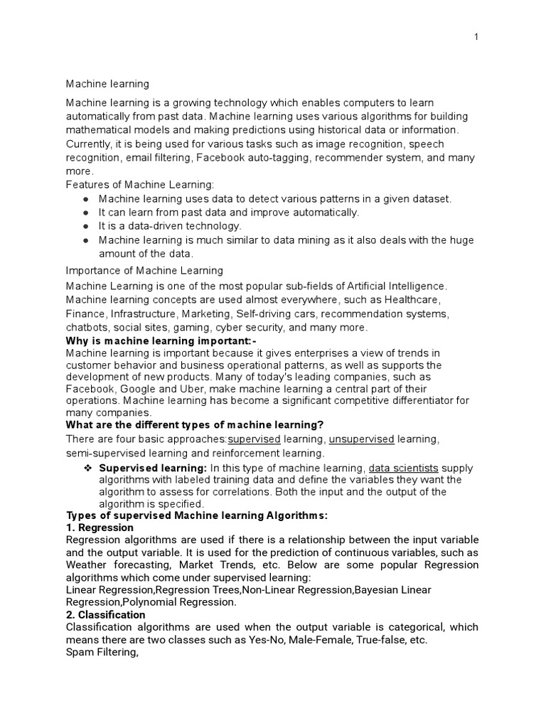 Machine Learning | PDF | Machine Learning | Artificial Neural Network