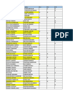 Listado de estudiantes y calificaciones