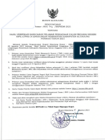 Hasil Verifikasi Sanggahan Pelamar Pengadaan Calon Pegawai Negeri Sipil (CPNS) Di Lingkungan Pemerintah Kabupaten Sijunjung Formasi Tahun 2021