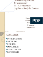 Pattern of Adverse Drug Reaction Sem 5