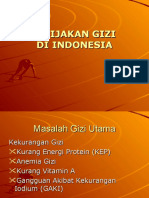 Kebijakan Gizi Di Indonesia