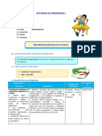 SESION 1RO Descubrimos Patrones Con Números