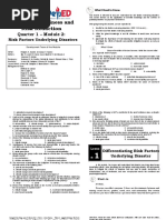 Disaster Readiness and Risk Reduction: Quarter 1 - Module 2